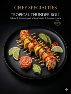 CHEF SPECIALTIES TROPICAL THUNDER ROLL
