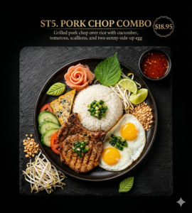 Kitchen Specials Pork Chop Combo