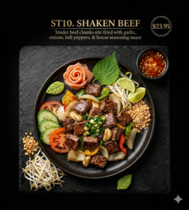 Kitchen Specials Shaken Beef